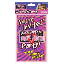 Load image into Gallery viewer, Bachelorette Party Favors Invitation Outta&#39; Control
