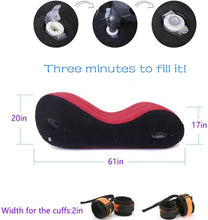 Load image into Gallery viewer, Inflatable Sex Sofa Position Pillow Sofa Bed with Electric Pump - Magic Cushion Furniture for Couples Position Support Pillow - Ship from US
