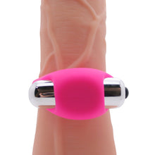 Load image into Gallery viewer, Vibrating Silicone Cock Ring Adult Sex Toy Male Penis Enhancement
