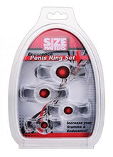 Load image into Gallery viewer, Size Matters Endurance Penis Ring Set Clear---(Package of 3)
