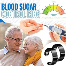 Load image into Gallery viewer, Healthgo Blood Pressure Regulator Ring, Blood Sugar Control Ring, Blood Glucose Control Ring, Lymphatic Drainage Therapeutic Magnetic Rings for Women Men (2pcs Rose Gold)
