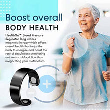 Load image into Gallery viewer, 4PCS Health Go Blood Sugar Regulator Ring, HealthGo Blood Sugar Regulator Ring (Black)
