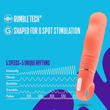 Load image into Gallery viewer, Blush Aria Smokin AF Silicone Vibrator - RumbleTech Powerful Rumbly 10 Vibration Settings - Curved for Perfect G Spot Stimulation - IPX7 Waterproof - Finger Loop for Accessibility - Sex Toy
