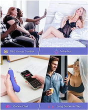 Load image into Gallery viewer, LOVENSE Hyphy G Spot Vibrator for Clitoris Vagina Dual Stimulator, 3 Attachments Mini Nipple Massagers for Female, Small Vibrator Sex Things for Women Pleasure, Waterproof Vibrating Sex Toys
