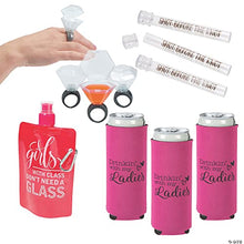 Load image into Gallery viewer, Fun Express Bachelorette Party Drinking Kit | Pink | Pack of 48
