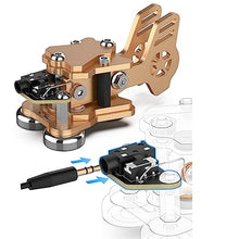 Load image into Gallery viewer, Telegram Double Paddle CW Key MCT02 Rose Gold and Double Paddle Key Socket Replacement
