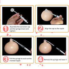 Load image into Gallery viewer, Nipple Puller Inverter Nipple Aspirator Corrector Nipple Suckers Breastfeeding Aid for Flat Inverted Retraction Treatment Redress Men Women
