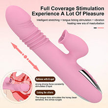 Load image into Gallery viewer, Stimulator for Women Adult Toy Vibrator Sucking Rose Sucker Telescopic Training Vibrate Sex Heating Silicone Rabbit Swing Tongue Vibration Solo Play Pleasure Toys Vibes Massager
