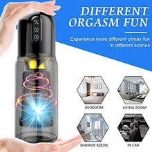 Load image into Gallery viewer, Automatic Male Masturbator, Male Masturbators Cup with 7 Thrusting &amp; Rotating Modes for Penis Stimulation, Electric Pocket Pussy Male Stroker Toy, Adult Male Sex Toys for Men-1
