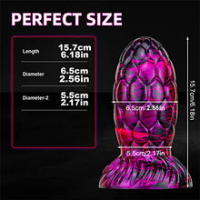 Load image into Gallery viewer, Wide Large Monster Dildo Huge Anal Dildo Toy, 6.18&quot; Thick Realistic Dildo Silicone Butt Plug for Women, Colorful Smooth Dildo Adult Sex Toys Couples (Black Purple)
