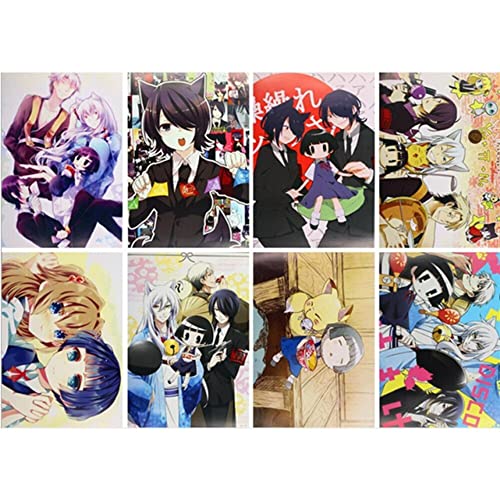 XIANMANDU 8 A3 Size Anime Posters Re Life Black Bullet Noragami Reborn Danganronpa (Ginsen)