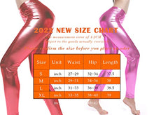 Load image into Gallery viewer, Diamondkit Liquid Wet Look Shiny Metallic Stretch Leggings (M, Purple)
