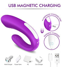 Load image into Gallery viewer, Rechargeable Clitoral &amp; G-spot Vibrator, Waterproof Couples Vibrator with 9 Powerful Vibrations, Remote Control Clitoris G Spot Stimulator Adult Sex Toy for Women Solo Play or Couples Fun
