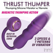 Load image into Gallery viewer, Sam&#39;s Secret Euphoria Thrust Thumper Thrusting Silicone Vibrator with Remote/Pleasure Sex Toy
