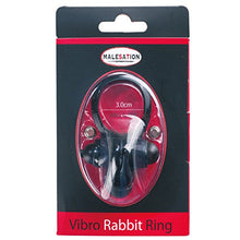 Load image into Gallery viewer, Malesation Vibro Rabbit Ring Black
