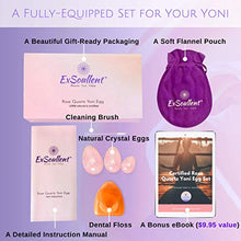 Load image into Gallery viewer, ExSoullent Yoni Eggs &amp; Soap Bundle - Rose Quartz Yoni Eggs Certified and Lavender Yoni Soap | Soothe. Rejuvenate. Heal
