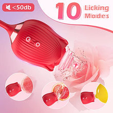 Load image into Gallery viewer, Dual Head Sex Tongue for Licking and Sucking, Rose Toy for Women, Clitorals Stimulator, Electric Women Relaxing Toy, Woman Suction 10 Modes
