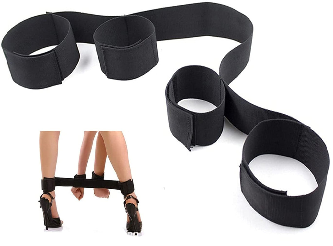 eleganzarella Professional Hands Feet Connection Bar Restraints for Sex Sexy Swing Handcuffs Strap Kit Leather Bondage Handcuffs Leg Straps Couples Pleasure