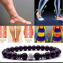 Load image into Gallery viewer, INENIMARTJ Anti-Swelling Black Obsidian Anklet 2-4Pcs Adjustable Hematite Ankle Bracelet for Women Men,Anti-Anxiety Yoga Beads Anklets Bracelet (E)
