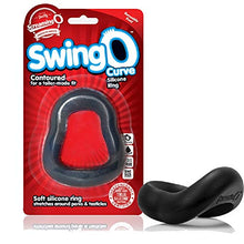 Load image into Gallery viewer, Screaming O SwingO Curve Black with Free Bottle of Adult Toy Cleaner
