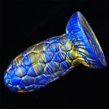 Load image into Gallery viewer, Wide Large Monster Dildo Huge Anal Dildo Toy, 6.18&quot; Thick Realistic Dildo Silicone Butt Plug for Women, Colorful Smooth Dildo Adult Sex Toys Couples (Blue Gold)
