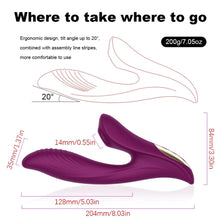 Load image into Gallery viewer, Female Sex Toys Dildo Vibrator - 2 in 1 Adult Toys G Spot Vibrator with 10 Sucking &amp; 3 Vibrating Modes for Clitoral Nipple Anal Stimulation, Female Couples Sex Toys for Woman Pleasure
