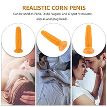 Load image into Gallery viewer, PRETYZOOM Silicone Dildo Simulation Corn Anal Dildo Realistic Huge with Suction Cup Anal Plugs Giant Anal Toy Couple
