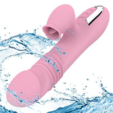 Load image into Gallery viewer, Sucking Toys Rabbit Vibrator Vaginal Vibrations Flexible Massage Large Clit Rechargeable Clitoral Realistic Adult Sex Heating Lifelike Stimulator Cup Scales Pleasure Independent
