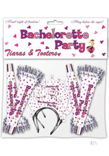 Load image into Gallery viewer, bachelorette party tiaras and tooters 8 per pack
