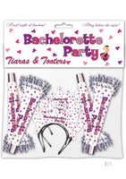 bachelorette party tiaras and tooters 8 per pack