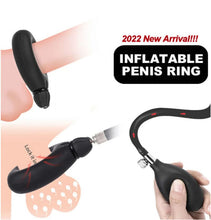 Load image into Gallery viewer, [Waller PAA] Male Inflatable Penis Cock Ring Pump Sleeve Extender Girth Enhancer Men Sex Toy, 1 Count
