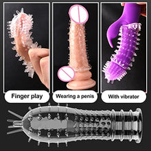 Load image into Gallery viewer, Penis Extension Sleeve Super Soft Reusable TPE Silicone Male Time Delay Penis Enhancer Sleeve for Men Adult Sex Toys 10
