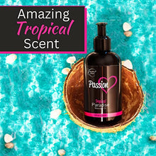 Load image into Gallery viewer, Passion Sensual Massage Oil for Couples  100% Natural Body Massage Oil for Date Night with Jojoba Oil  Relaxing Massage Oil for Massage Therapy - Perfect Glide &amp; Smooth Skin, Tropical Paradise Scent

