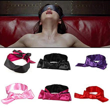 Load image into Gallery viewer, XPIT JIJIANUS Silk Satin Eye Mask Restraints Handcuffs Sexy Flirt Blindfold Patch Cover Restraints Accessories (Color : Orange)
