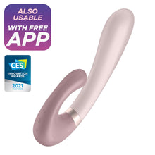 Load image into Gallery viewer, Satisfyer Heat Wave Rabbit Vibrator with Warming Function and App Control - G-Spot and Clitoris Stimulation, Heated Vibrating Dildo - Compatible with Satisfyer App, Waterproof, Rechargeable (Mauve)
