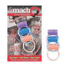 Load image into Gallery viewer, Macho Collection Three Ring Set
