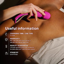 Load image into Gallery viewer, LELO Smart Wand 2 Medium Personal Wand Massager Tension Releasing Muscle and Body Massager, Waterproof &amp; Wireless Rechargeable Wand, Ocean Blue
