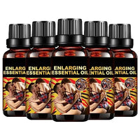 Ardorlove Male Energy Massage Essential Oil Private Parts Health Care Enlarge Oil Penis Thicker Delay Sexy Life Penis Enhancement Oil Delay Performance Boost Strength,30ml (5Pack)