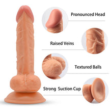 Load image into Gallery viewer, (Exquisite) 7.8 inches can be Used for Women Men Beginners Game Bathroom Silicone Suction Cup Realistic Classic Dick Wand
