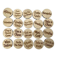 Date Night Activity & Box Set - Romantic Night Sex Games for Couple Wife Husband Her Him Valentines Day Gifts Decoration | Funny Wooden Valentine Ornaments Hand-Carved Collectives