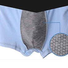 Load image into Gallery viewer, JIYEHG Long Lasting Man Tomarine Male Growth &amp; Hardening Delay &amp; Slimming Underwear, with Massage Particles Especially (3Colors B,XL)
