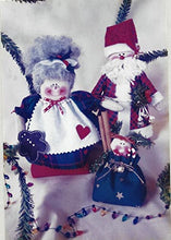 Load image into Gallery viewer, The Nicks - 7&quot; Mr. &amp; Mrs. Santa Couple - Pattern from The Kingwood Collection Designed by Arlene Lafosse
