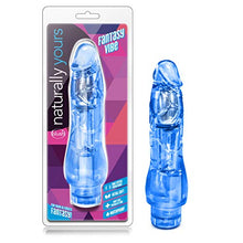 Load image into Gallery viewer, Blush Fantasy Vibe - 8.5&quot; Long Realistic Vibrating Dildo Vibrator - 2&quot; Thick - Soft Lifelike Feel - Strong Variable Speed Vibrations - IPX7 Waterproof - Body Safe Sex Toy for Women - Clear Blue
