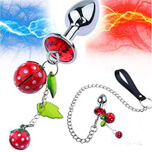 Load image into Gallery viewer, LSCZSLYH Stainless Steel Metal Anal Plug with Bell Butt Plug Smooth Touch Gay Anal Beads Anus Dilator Anal Accessories for Women (Color : GS28-3)
