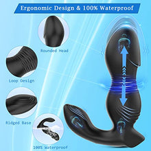 Load image into Gallery viewer, Adult Male Sex Toys for Men&#39;s Sex  Anal Sex Toys Prostate Massager Anal Plug, App Butt Plug, 9 Thrusting &amp; 9 Vibrating Dildo G Spot Clitoral Vibrator for Woman Couples Male Sex Toy Wearable Panties
