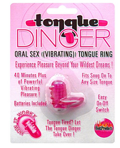 Top Rated - Tongue Dinger Vibrating Tongue Ring- Original