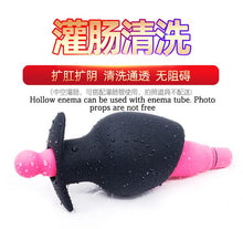 Load image into Gallery viewer, 4.4In Extra Large Cup Hollow Silicone Anal Plug.g-spot Vagina Soft Dildos para Suction Stimulation Training Masturbator for Women Female Men Male Unisex (Small)
