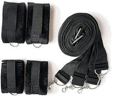 Load image into Gallery viewer, Bondaged Kit Adult Bed Restraint Set Sex Hand Restraining for Adults Couples Bed Bondaged Restraints Neck to Wrist Soft Cuffs Sexy Strap for Couples Bed Ties Wrist and Ankle Toys Sweaters F27
