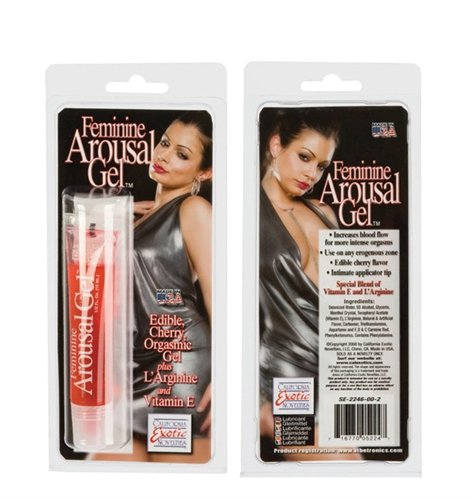 Bundle Feminine Arousal Gel 0.5 oz and Aloe Cadabra Organic Lube Vanilla 2.5 Oz