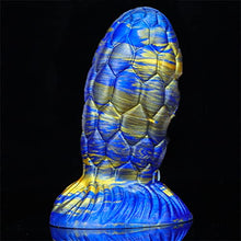 Load image into Gallery viewer, Wide Large Monster Dildo Huge Anal Dildo Toy, 6.18&quot; Thick Realistic Dildo Silicone Butt Plug for Women, Colorful Smooth Dildo Adult Sex Toys Couples (Blue Gold)
